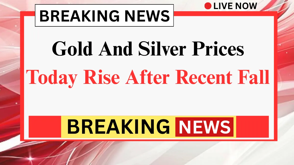 Gold & Silver Prices Today: After the Crash, Are Metals Ready to Explode Higher