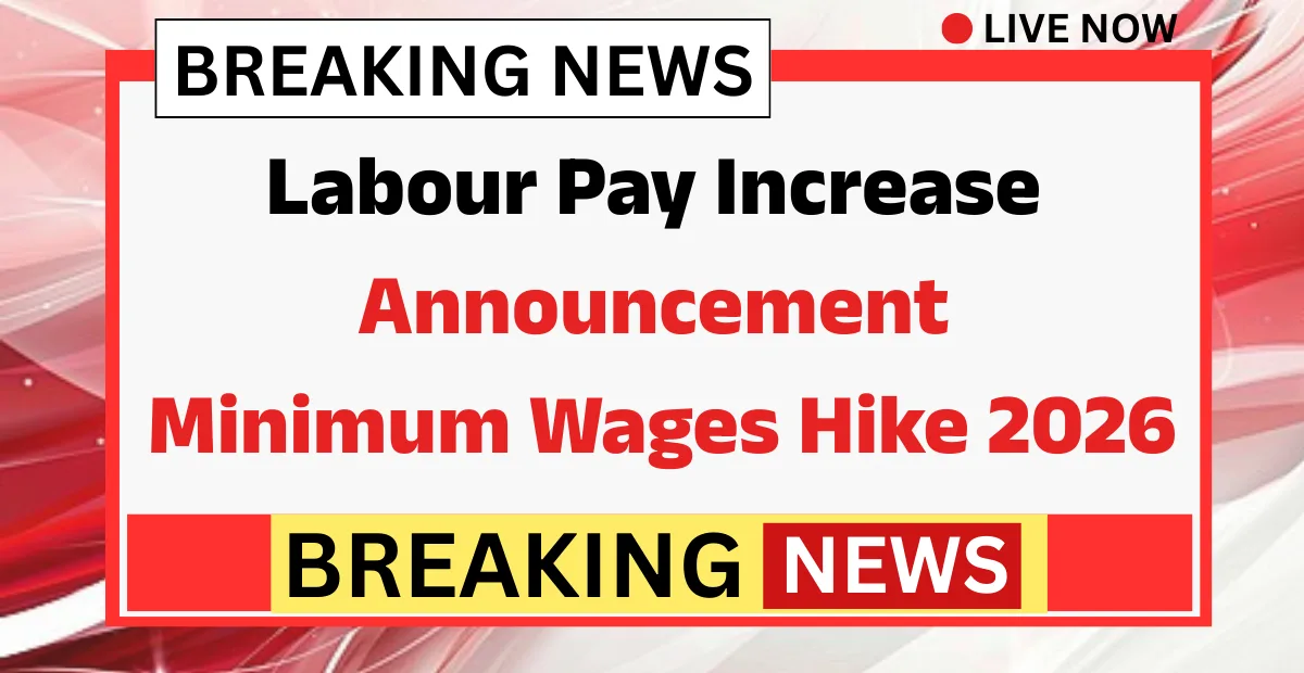 Labour Pay Increase Announcement