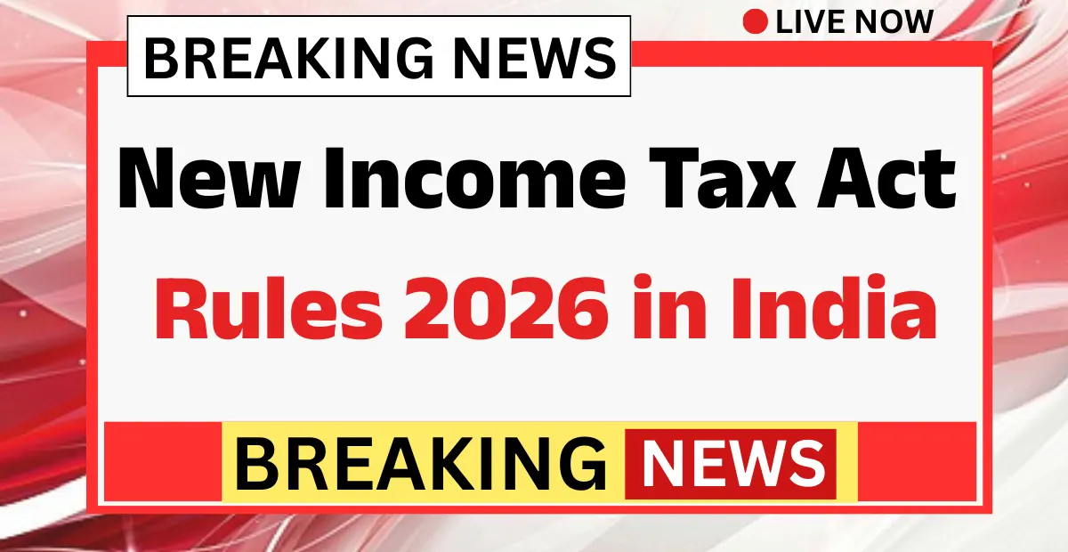 New Income Tax Act Rules 2026 in India